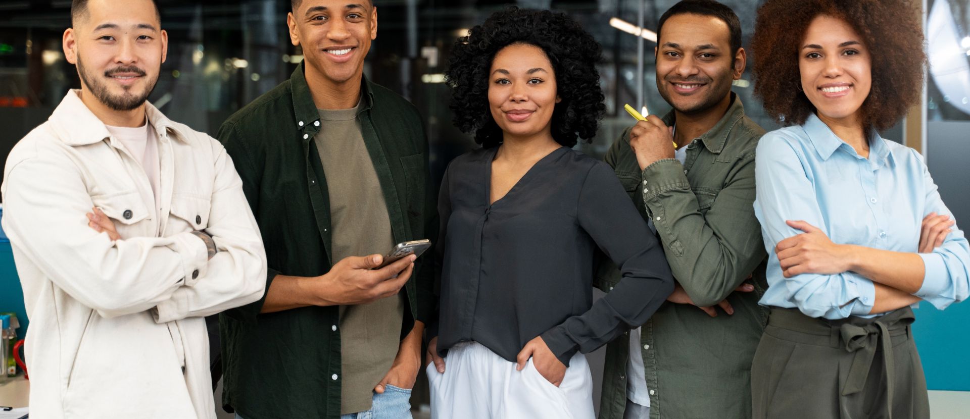 Two businessmen discussing a real estate deal in a modern office setting.